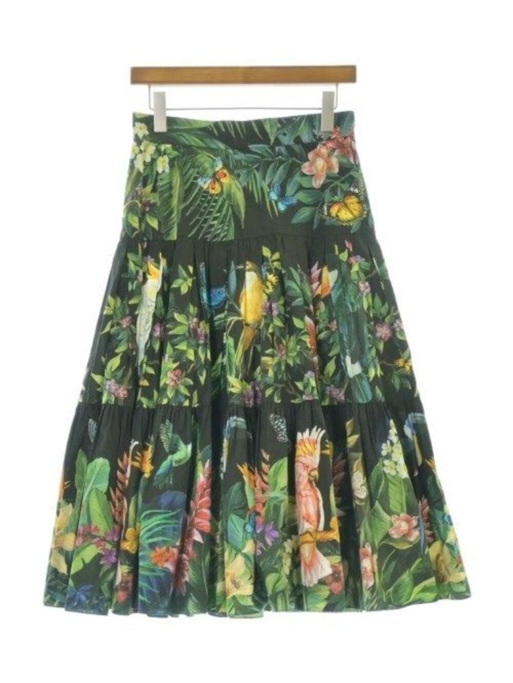 Dolce & Gabbana Botanical Pattern Long Maxi Skirt